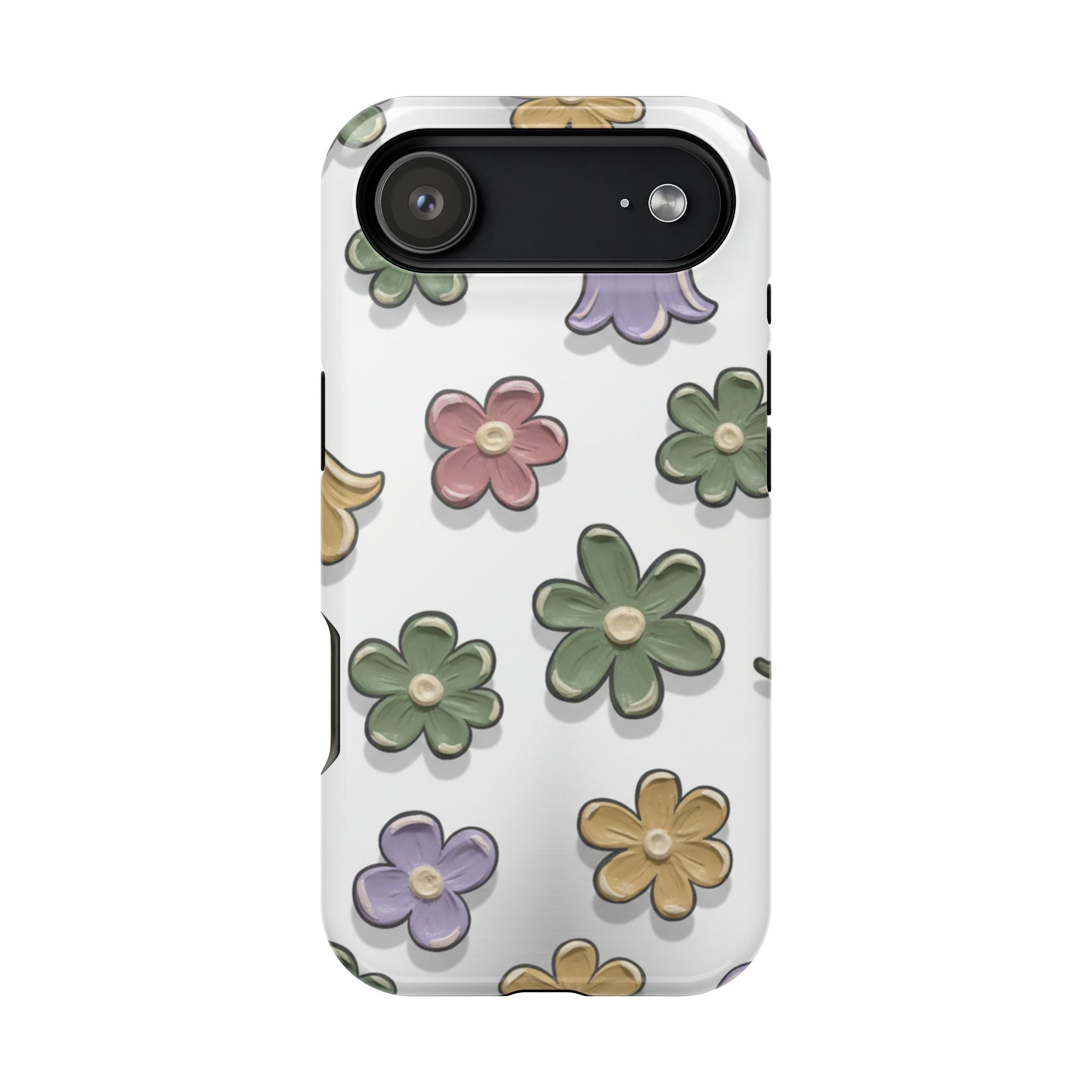 Magnetic Case — Whimsical Pastel Wildflower Design