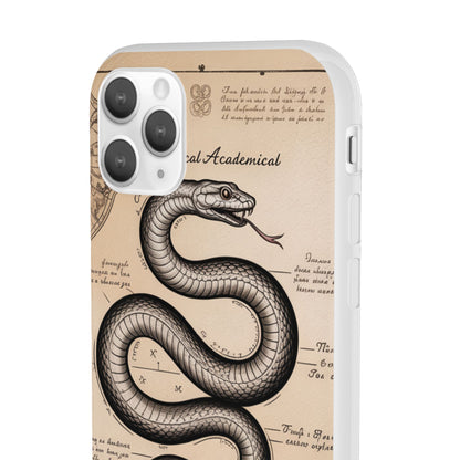 Flexi Cases - Dark Academia Snake & Celestial Map Collage Phone Cover