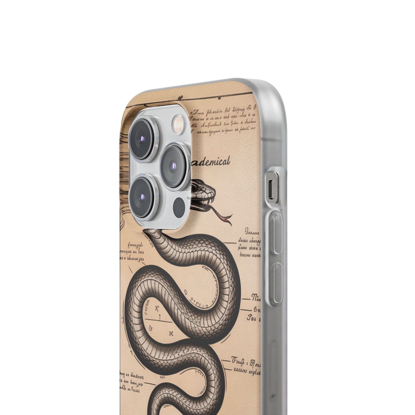 Flexi Cases - Dark Academia Snake & Celestial Map Collage Phone Cover