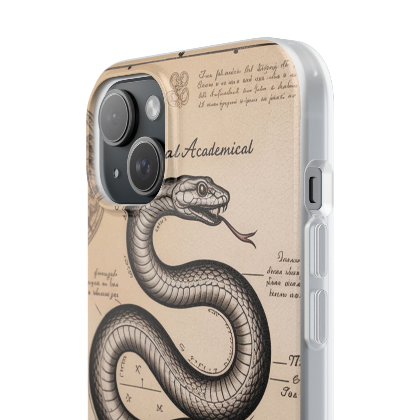 Flexi Cases - Dark Academia Snake & Celestial Map Collage Phone Cover