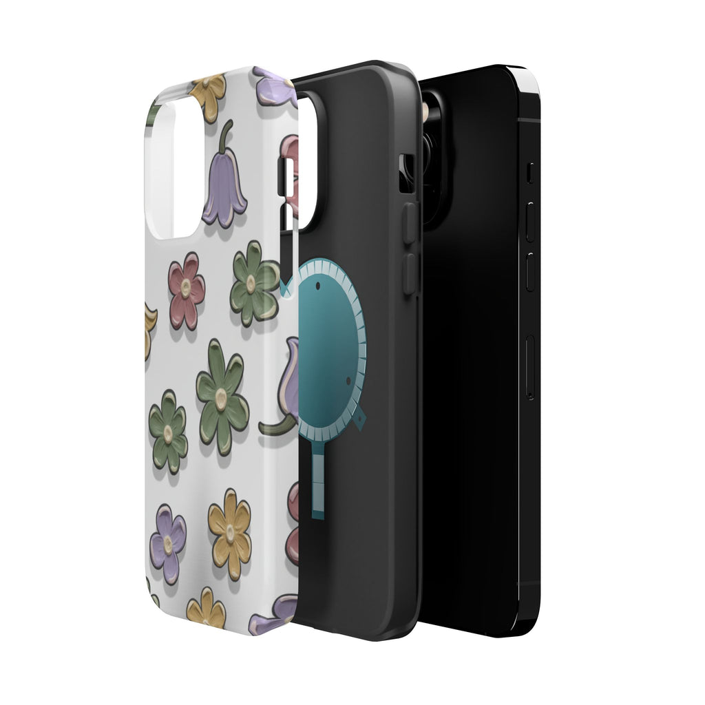 Magnetic Case — Whimsical Pastel Wildflower Design