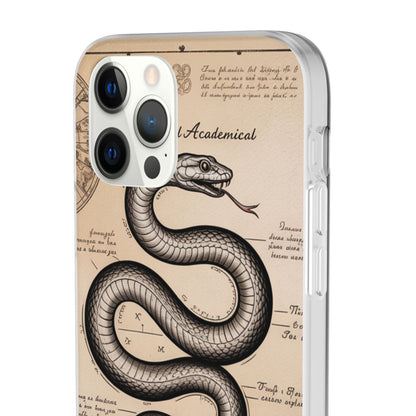Flexi Cases - Dark Academia Snake & Celestial Map Collage Phone Cover