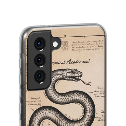 Flexi Cases - Dark Academia Snake & Celestial Map Collage Phone Cover