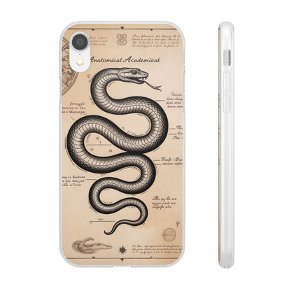 Flexi Cases - Dark Academia Snake & Celestial Map Collage Phone Cover