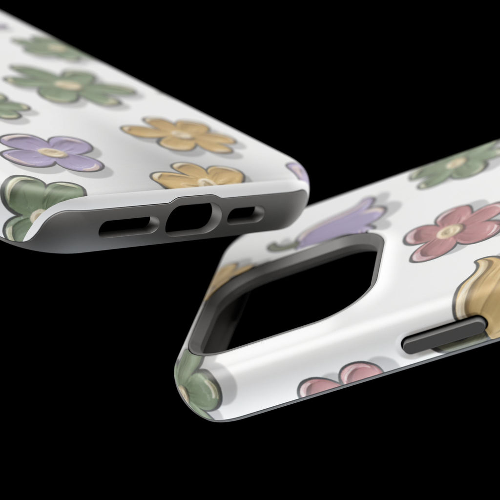 Magnetic Case — Whimsical Pastel Wildflower Design