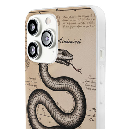 Flexi Cases - Dark Academia Snake & Celestial Map Collage Phone Cover