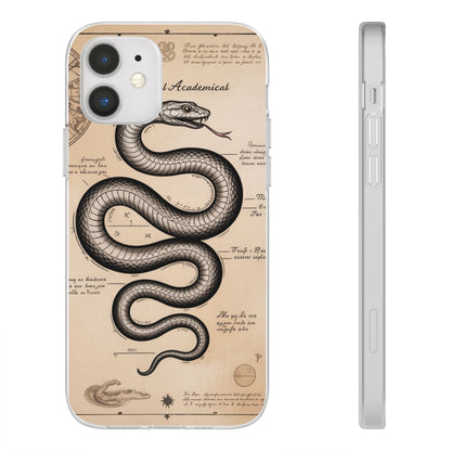 Flexi Cases - Dark Academia Snake & Celestial Map Collage Phone Cover