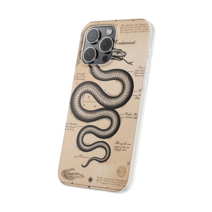 Flexi Cases - Dark Academia Snake & Celestial Map Collage Phone Cover