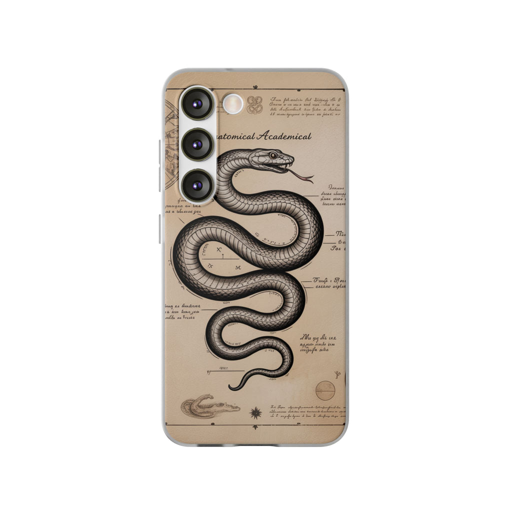 Flexi Cases - Dark Academia Snake & Celestial Map Collage Phone Cover