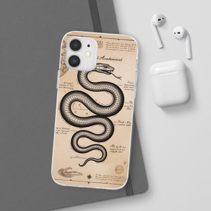 Flexi Cases - Dark Academia Snake & Celestial Map Collage Phone Cover