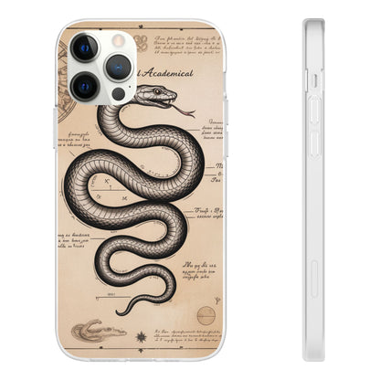 Flexi Cases - Dark Academia Snake & Celestial Map Collage Phone Cover