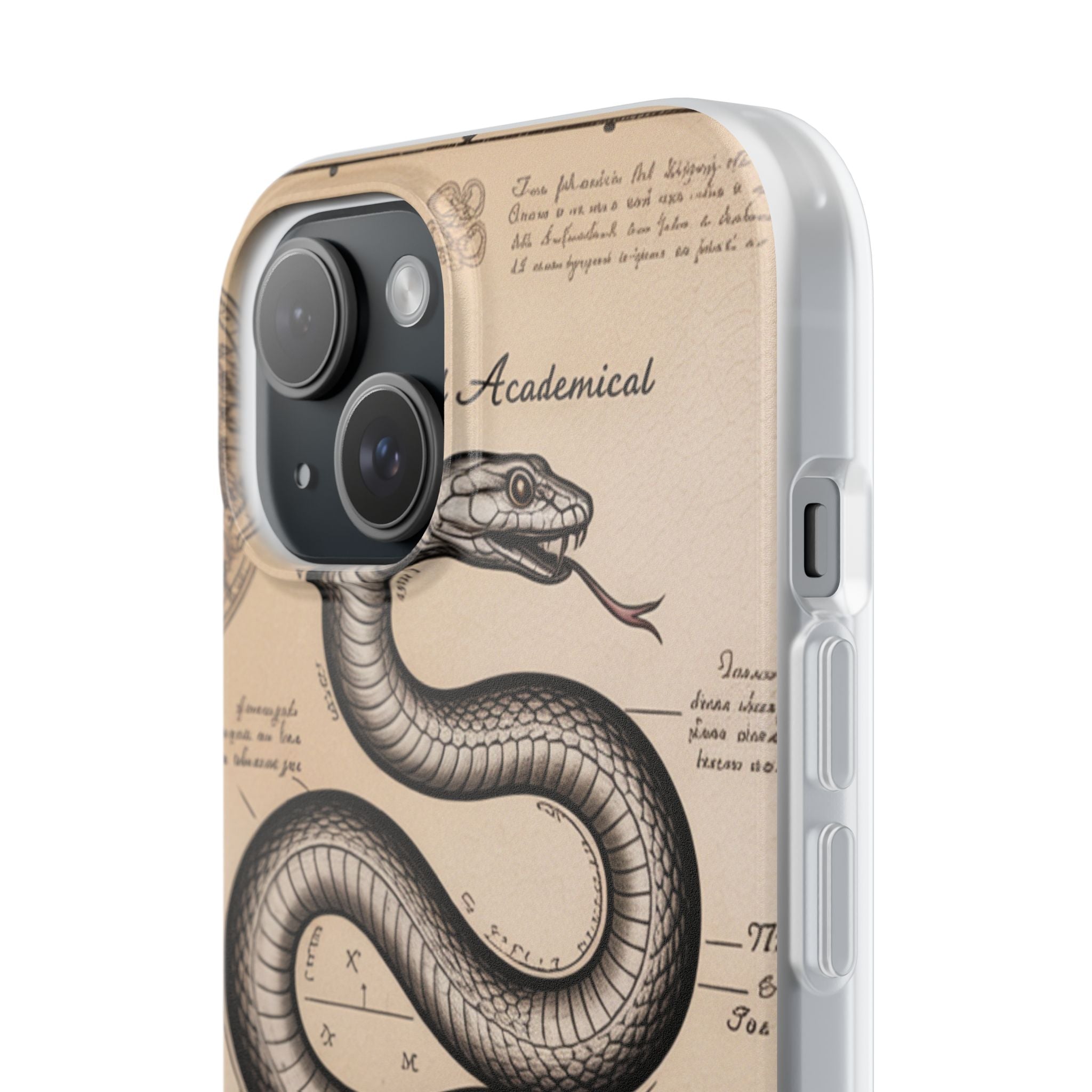 Flexi Cases - Dark Academia Snake & Celestial Map Collage Phone Cover