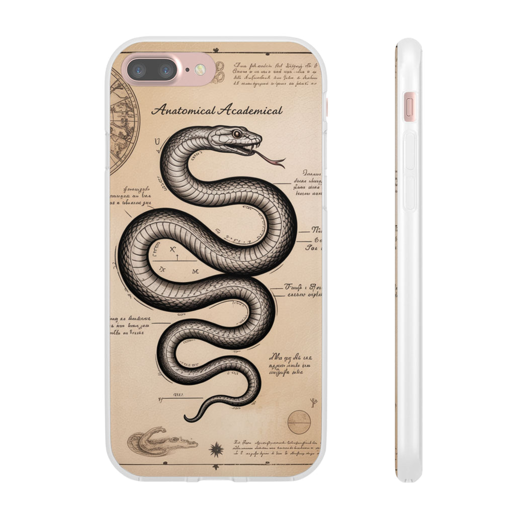Flexi Cases - Dark Academia Snake & Celestial Map Collage Phone Cover