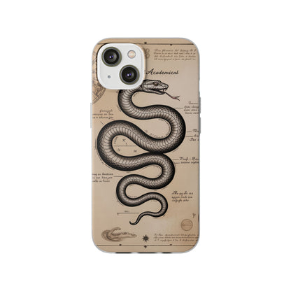 Flexi Cases - Dark Academia Snake & Celestial Map Collage Phone Cover
