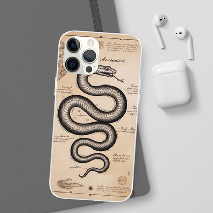 Flexi Cases - Dark Academia Snake & Celestial Map Collage Phone Cover