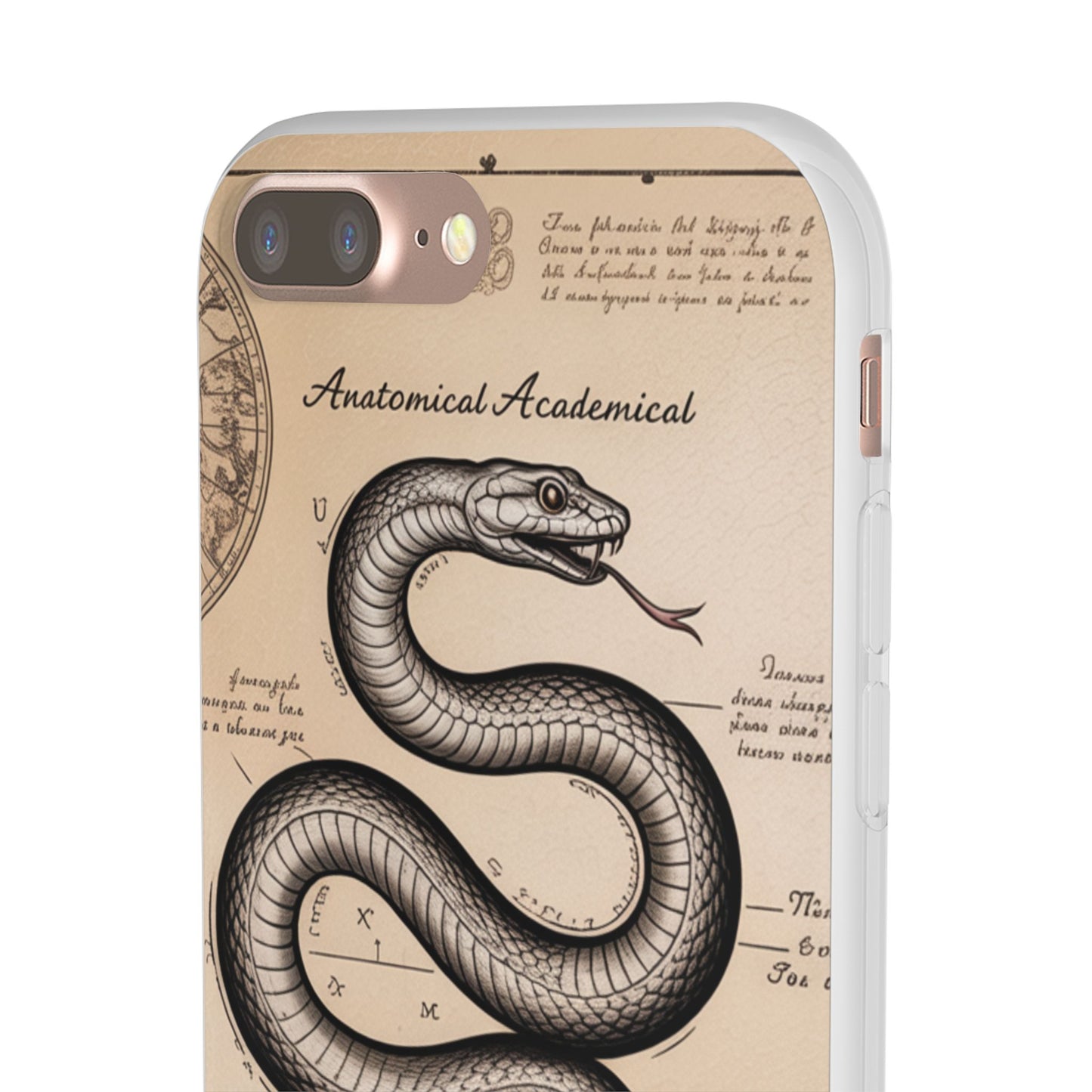 Flexi Cases - Dark Academia Snake & Celestial Map Collage Phone Cover