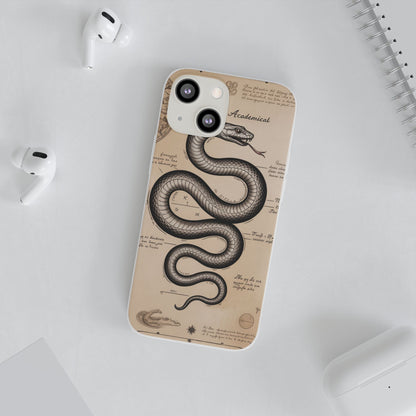 Flexi Cases - Dark Academia Snake & Celestial Map Collage Phone Cover