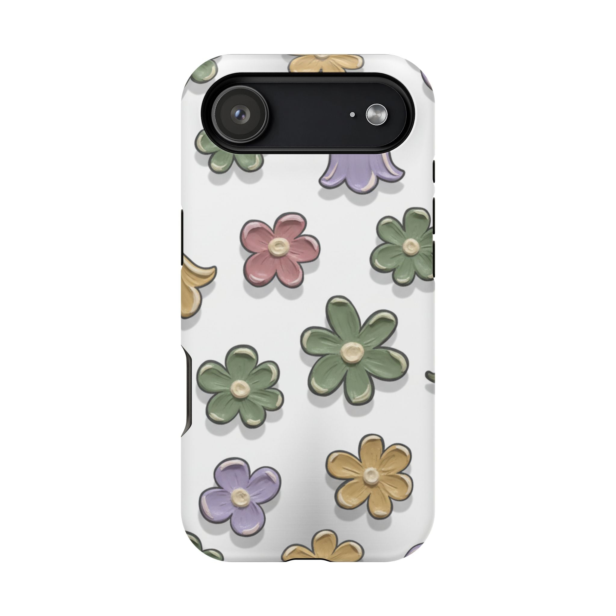 Magnetic Case — Whimsical Pastel Wildflower Design
