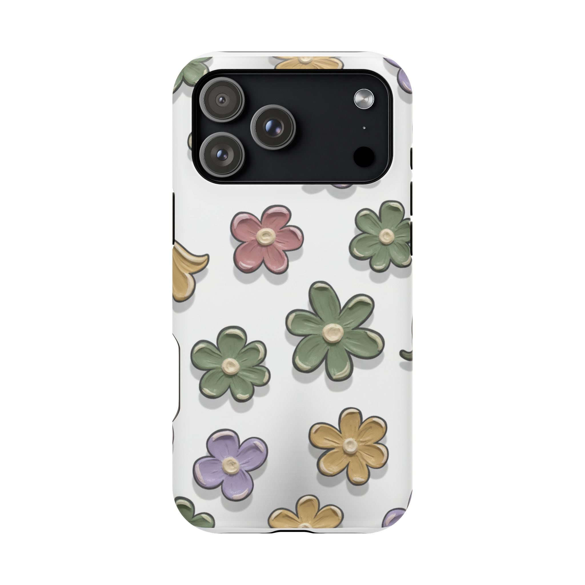 Magnetic Case — Whimsical Pastel Wildflower Design