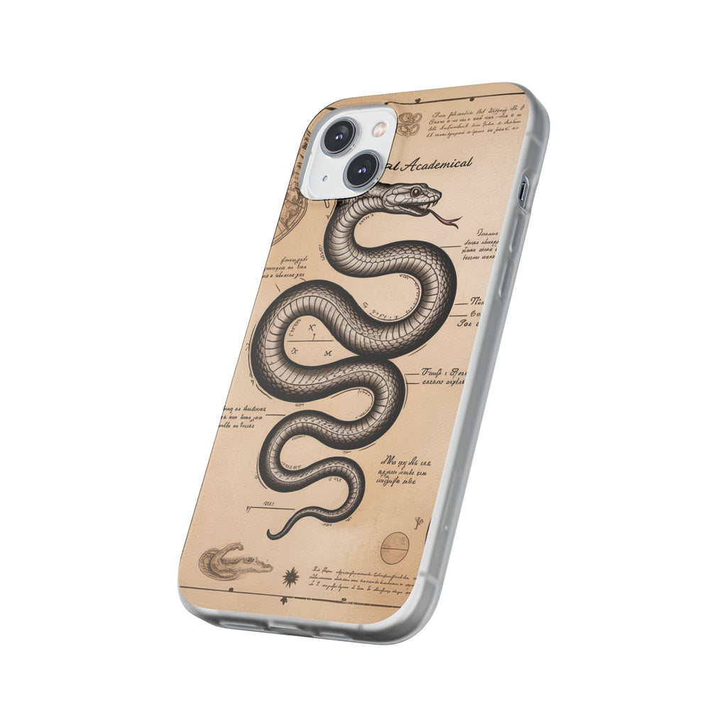 Flexi Cases - Dark Academia Snake & Celestial Map Collage Phone Cover