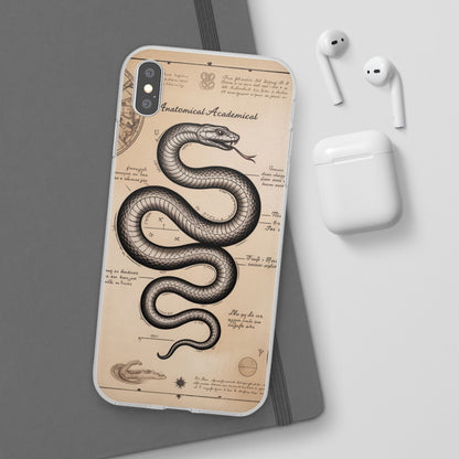Flexi Cases - Dark Academia Snake & Celestial Map Collage Phone Cover