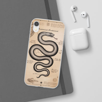 Flexi Cases - Dark Academia Snake & Celestial Map Collage Phone Cover