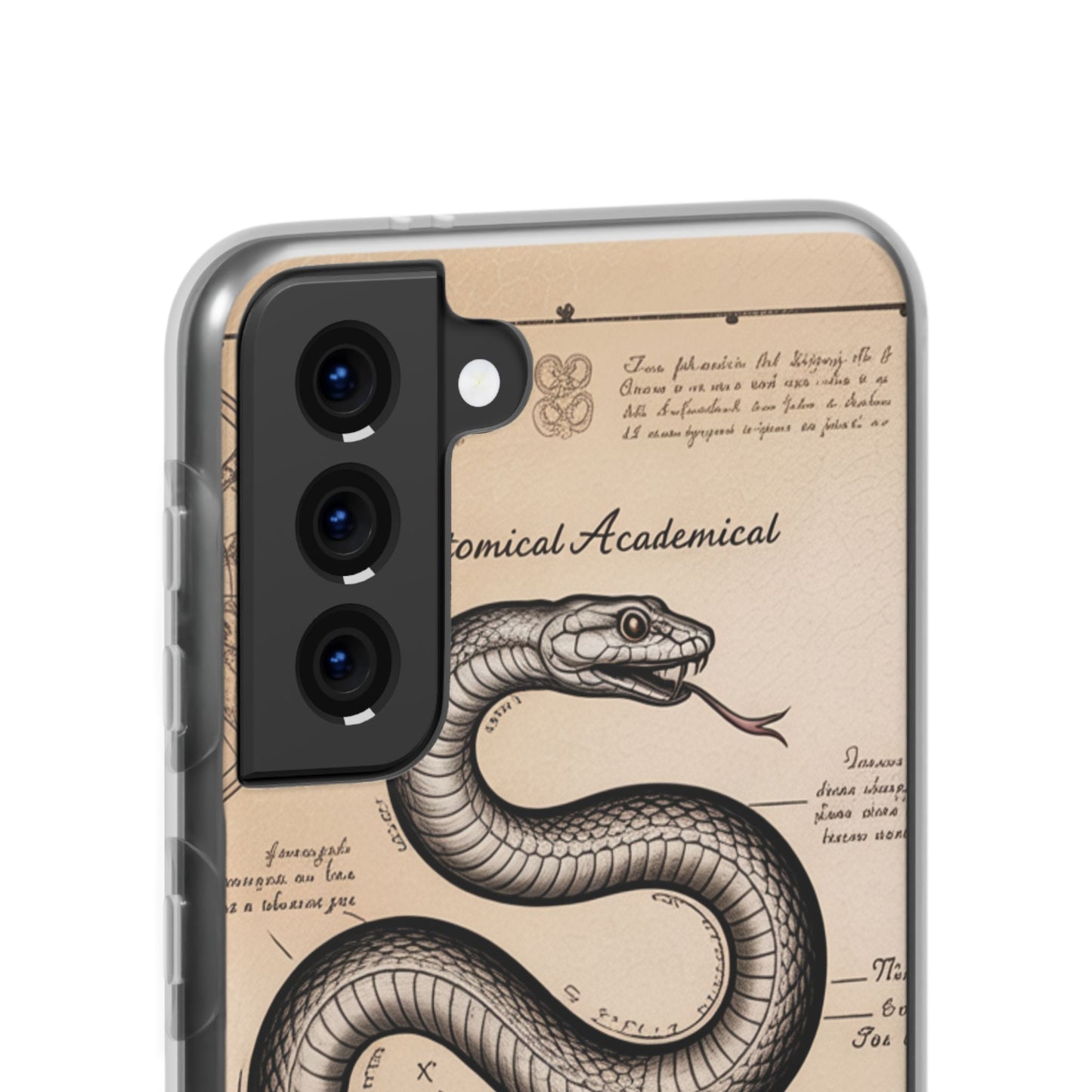 Flexi Cases - Dark Academia Snake & Celestial Map Collage Phone Cover