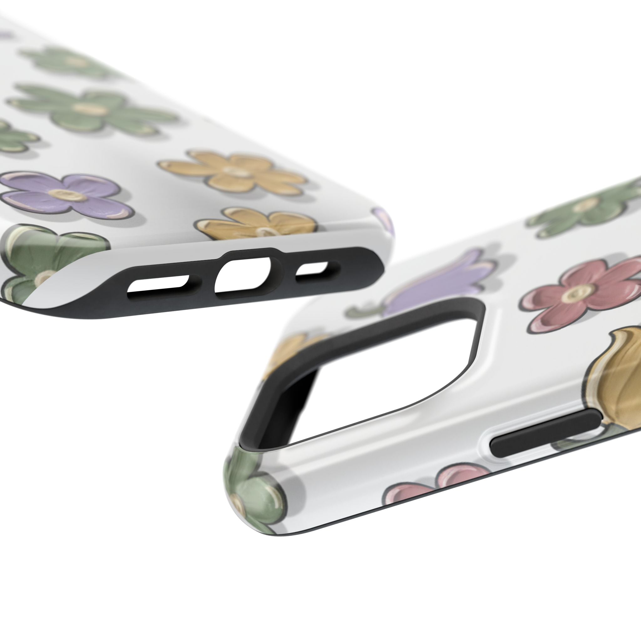 Magnetic Case — Whimsical Pastel Wildflower Design