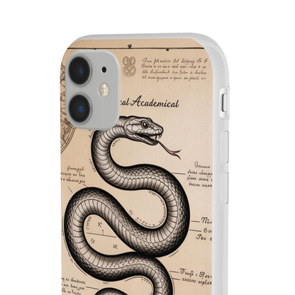 Flexi Cases - Dark Academia Snake & Celestial Map Collage Phone Cover