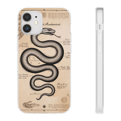 Flexi Cases - Dark Academia Snake & Celestial Map Collage Phone Cover